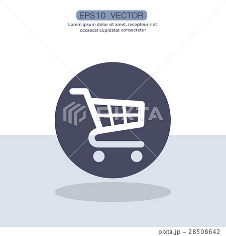 Pictograph of shopping cart Pictograph of shopping cart 28508642