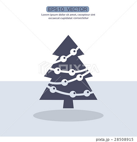 Pictograph of christmas tree 28508915