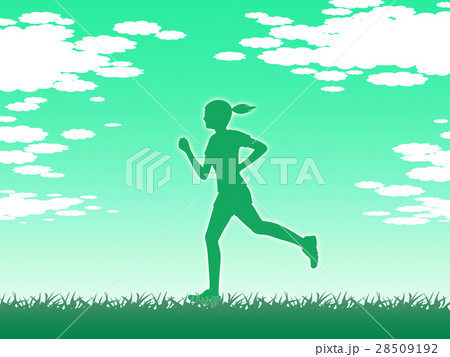 ジョギングする女性 28509192