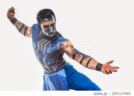 Professional bodyart Sub-Zero from Mortal Kombat 28512460