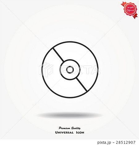 Compact disc vector icon 28512907