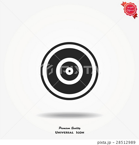 Compact disc vector icon 28512989