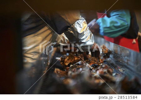 広島 水産加工工場 牡蠣 作業 広島 水産加工工場 牡蠣 作業 28513584