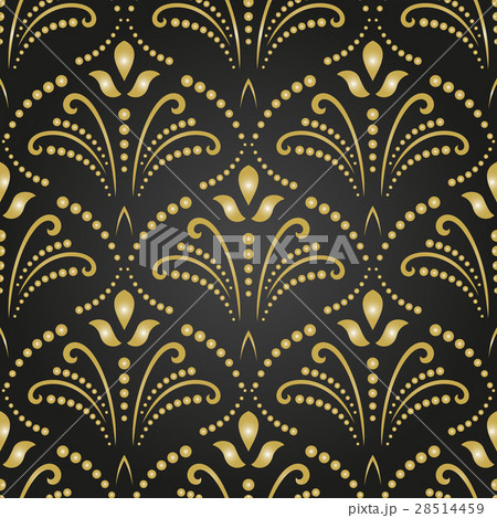 Seamless Damask Background 28514459