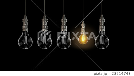 Light bulb lamps. 3D rendering Light bulb lamps. 3D rendering 28514743