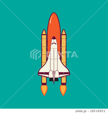 Space Shuttle Launch With Vintage Space Shuttle Launch With Vintage 28516951