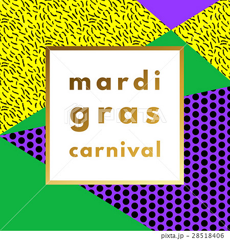 Mardi Gras carnival geometric background Mardi Gras carnival geometric background 28518406