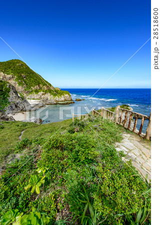 沖縄県 慶良間諸島 座間味島 チシ展望台の写真素材