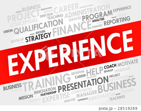 Experience word cloud 28519269