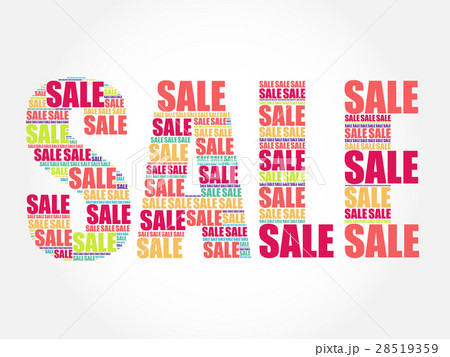 SALE Word, words cloud 28519359