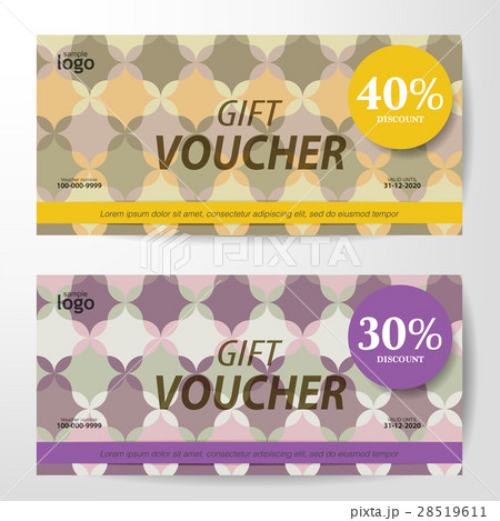 Premium Gift Voucher Template vector illustration Premium Gift Voucher Template vector illustration 28519611