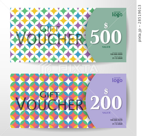Premium Gift Voucher Template vector illustration Premium Gift Voucher Template vector illustration 28519613
