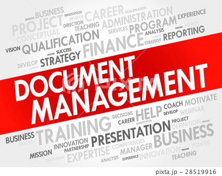 Document Management word cloud collage 28519916