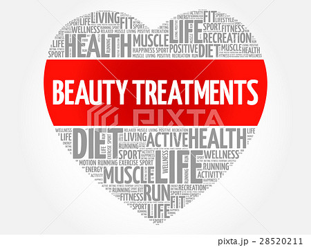 Beauty Treatments heart word cloud Beauty Treatments heart word cloud 28520211