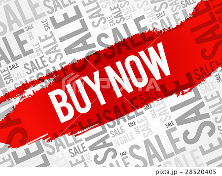 BUY NOW sale words cloud 28520405