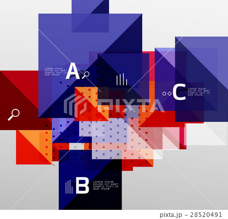 Square infographic banner. 28520491