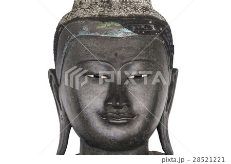 Buddha portrait isolated on white background. Buddha portrait isolated on white background. 28521221