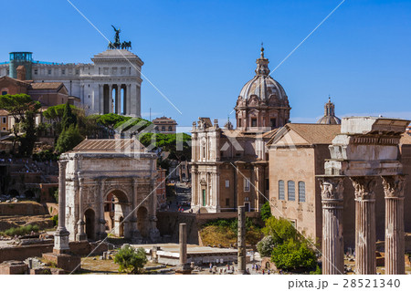 Roman forum ruins in Rome Italy 28521340