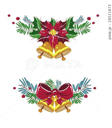 Beautiful Christmas bells. Vector illustration. 28521873