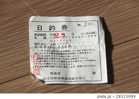 日釣券 日釣券 28523099