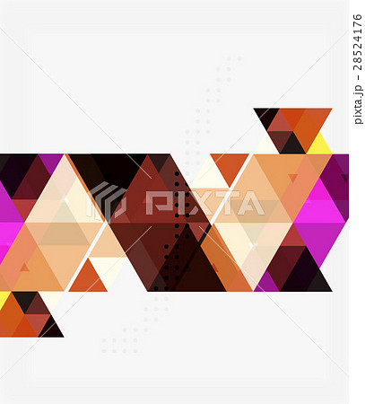 Vector abstract colorful triangle repetition 28524176