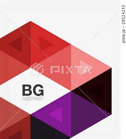Vector abstract colorful triangle repetition Vector abstract colorful triangle repetition 28524255