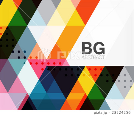 Vector abstract colorful triangle repetition 28524256