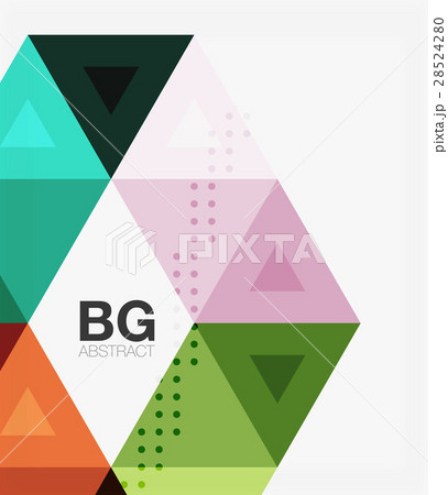 Vector abstract colorful triangle repetition 28524280
