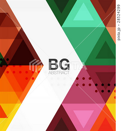 Vector abstract colorful triangle repetition 28524299