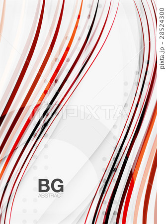 Vector color stripes, wave lines modern geometric 28524300
