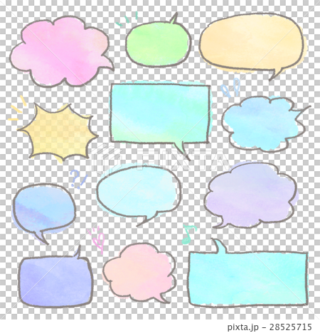 手描き ふきだしセット 手描き ふきだしセット 28525715