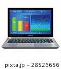 Website analitycs on laptop computer screen 28526656