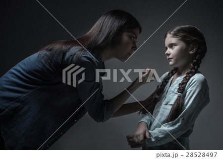 Dependent on alcohol woman showing her fist Dependent on alcohol woman showing her fist 28528497