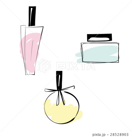 Vector sketch illustration of perfume bottles 28528903