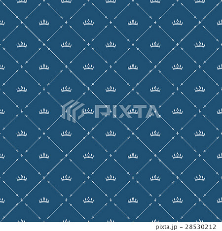 Royal wallpaper seamless pattern with crown 28530212