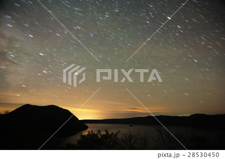 裏摩周展望台の夜空 裏摩周展望台の夜空 28530450