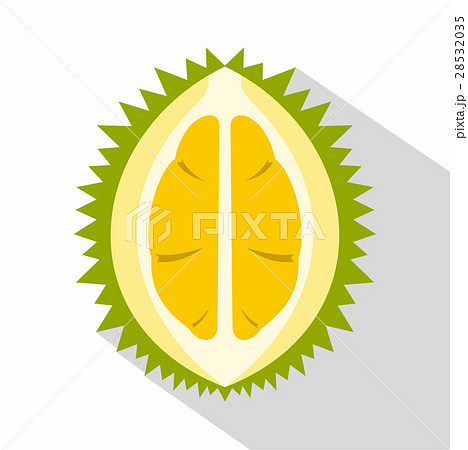 Durian icon, flat style 28532035