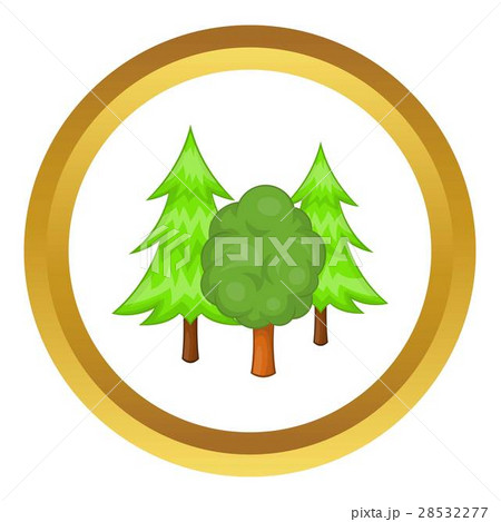 Forest trees vector icon Forest trees vector icon 28532277