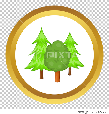 Forest trees vector icon Forest trees vector icon 28532277