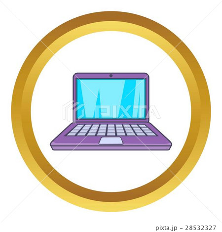 Laptop vector icon 28532327