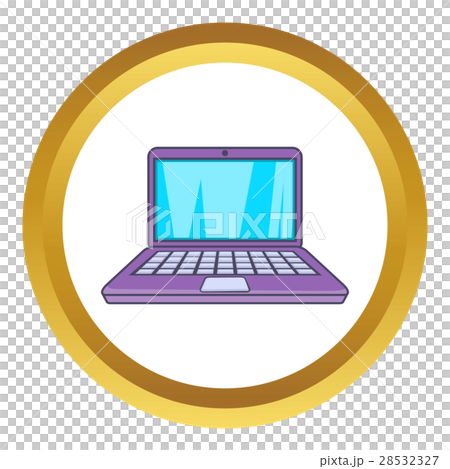 Laptop vector icon 28532327