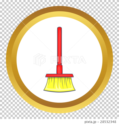 Red brush for a floor vector icon 28532348