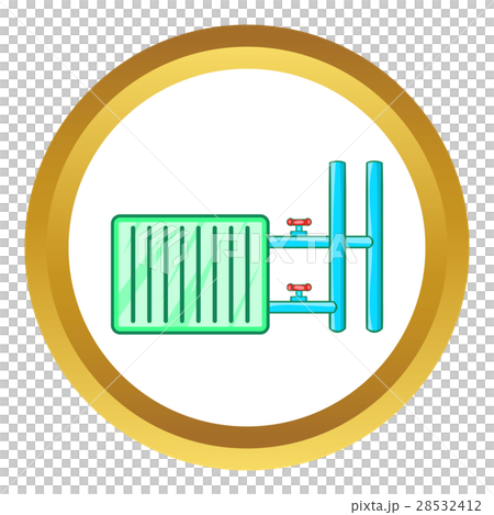 Radiator vector icon Radiator vector icon 28532412