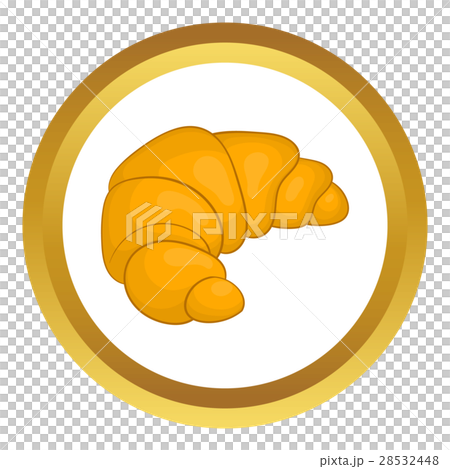 Fresh croissant vector icon Fresh croissant vector icon 28532448