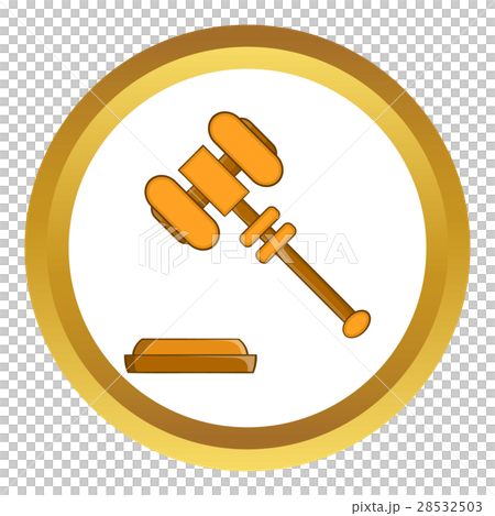 Judge gavel vector icon Judge gavel vector icon 28532503