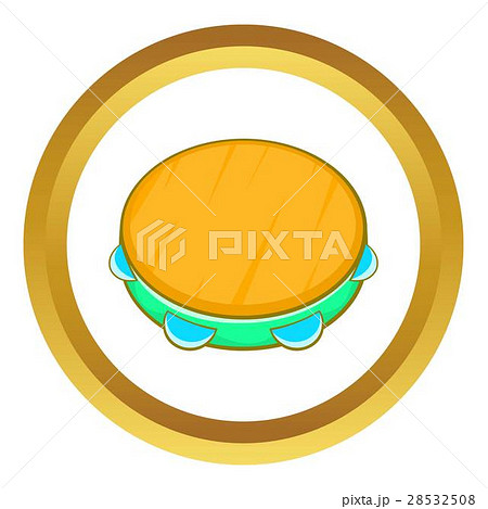 Tambourine vector icon 28532508