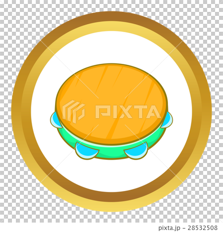 Tambourine vector icon Tambourine vector icon 28532508