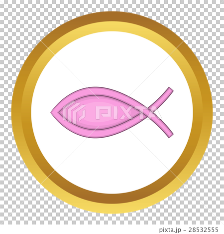 Christian fish symbol vector icon Christian fish symbol vector icon 28532555
