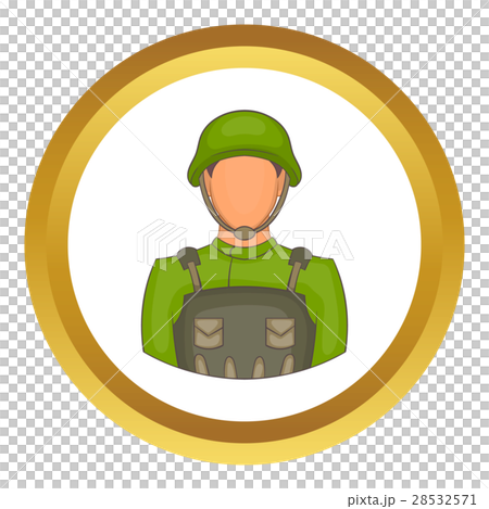 Soldier vector icon 28532571