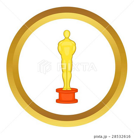 Cinema gold award vector icon 28532616